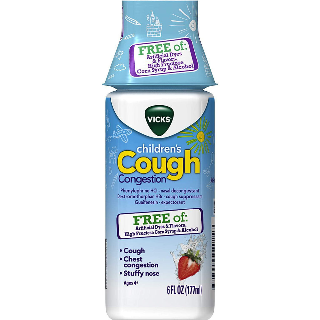 Vicks Children's Cough and Congestion Relief, 6 fl oz