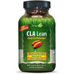 Irwin Naturals CLA Lean Body Fat Reduction with Safflower & Coconut Oil - 80 Liquid Softgels