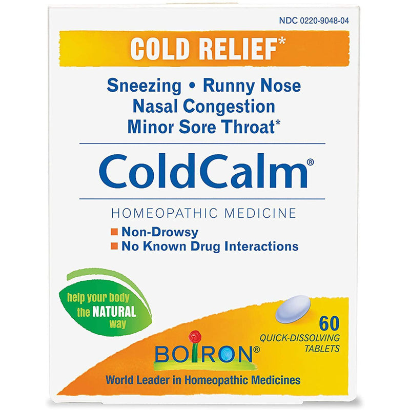 Boiron Coldcalm Quick-Dissolving Tablets 60 Tablets, 1 PACK