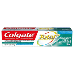 Colgate Total Advanced Fresh + Whitening Gel Toothpaste - 5.1 Oz
