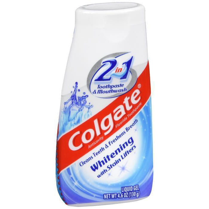 Colgate 2-in-1 Whitening Toothpaste Gel - 4.6 Oz