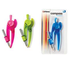 Plastic Safety Compass with Pencil, 1 Count