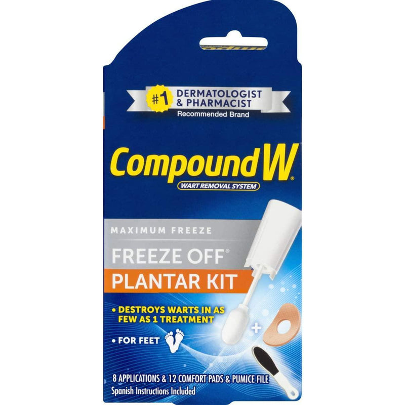 Compound W Freeze Off Plantar Wart Removal, 8 Pads