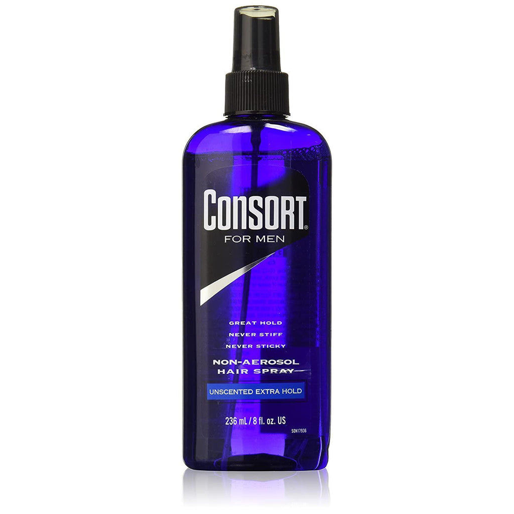 Consort Extra Hold Non-Aero Hair Spray Pump, Unscented - 8 Oz*