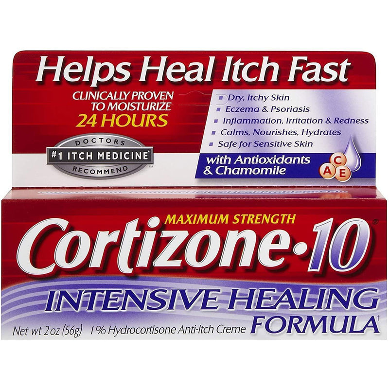 Cortizone 10 Intensive Healing Formula Anti-Itch Cream, 2 Ounce