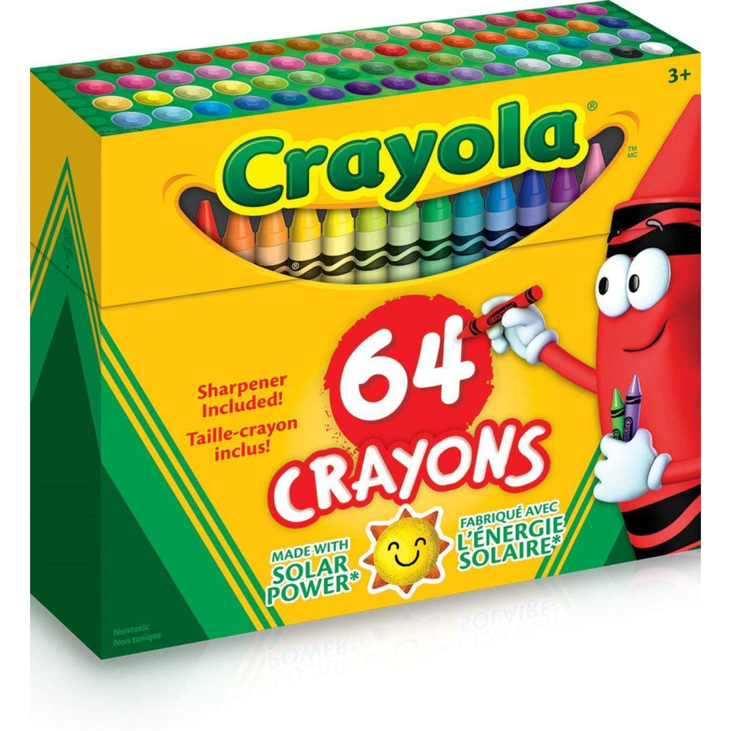 Crayola Crayons with Sharpener, 64 Count