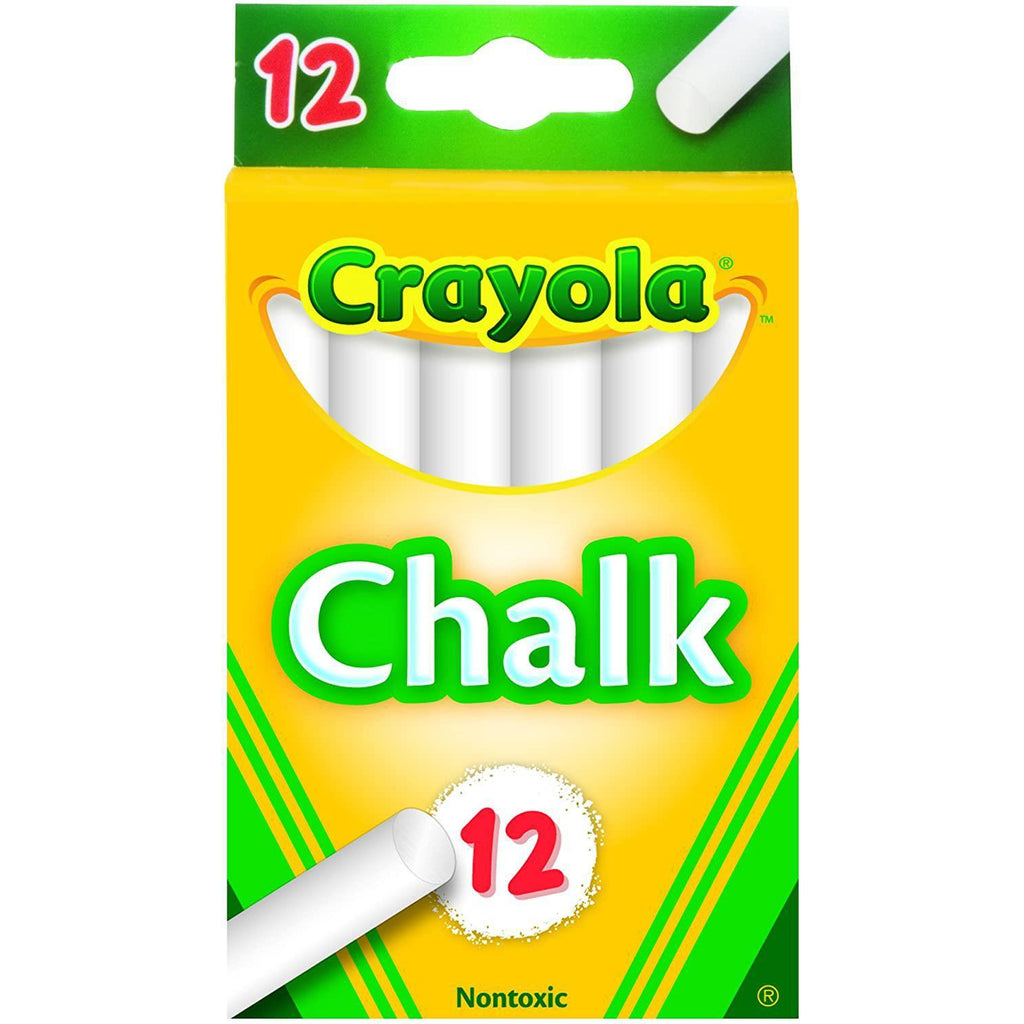 Crayola White Chalk, 12 Count