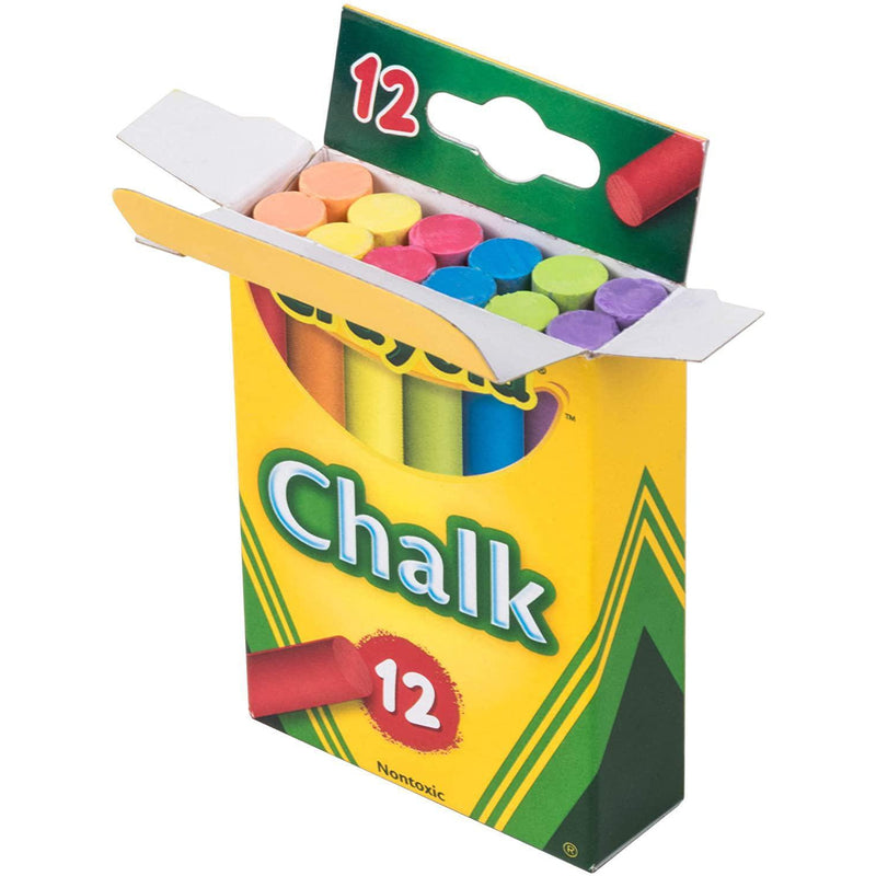 Crayola Colored Chalk, 12 Count