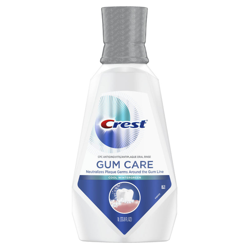 Crest Gum Care Mouthwash, Cool Wintergreen - 16.9 Oz. (Pack of 4)
