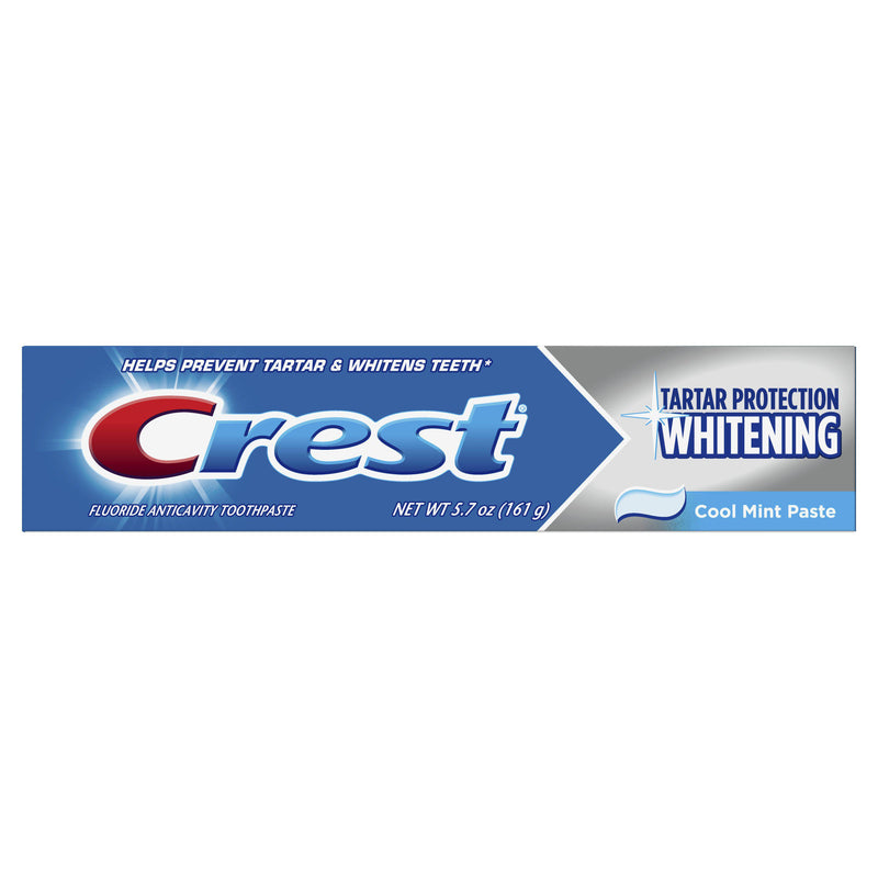 Crest Tartar Protection Whitening Cool Mint Flavor Toothpaste - 5.7 Oz* UPC:037000511977