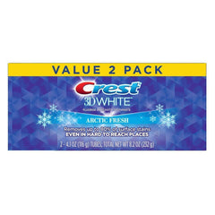 Crest Toothpaste 3D White (Value Pack 2) Arctic Fresh - 4.1 oz ea.