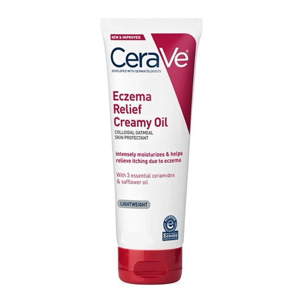 CeraVe Eczema Relief Creamy Oil w Colloidal Oatmeal, Skin Protectant - 3.4 fl oz