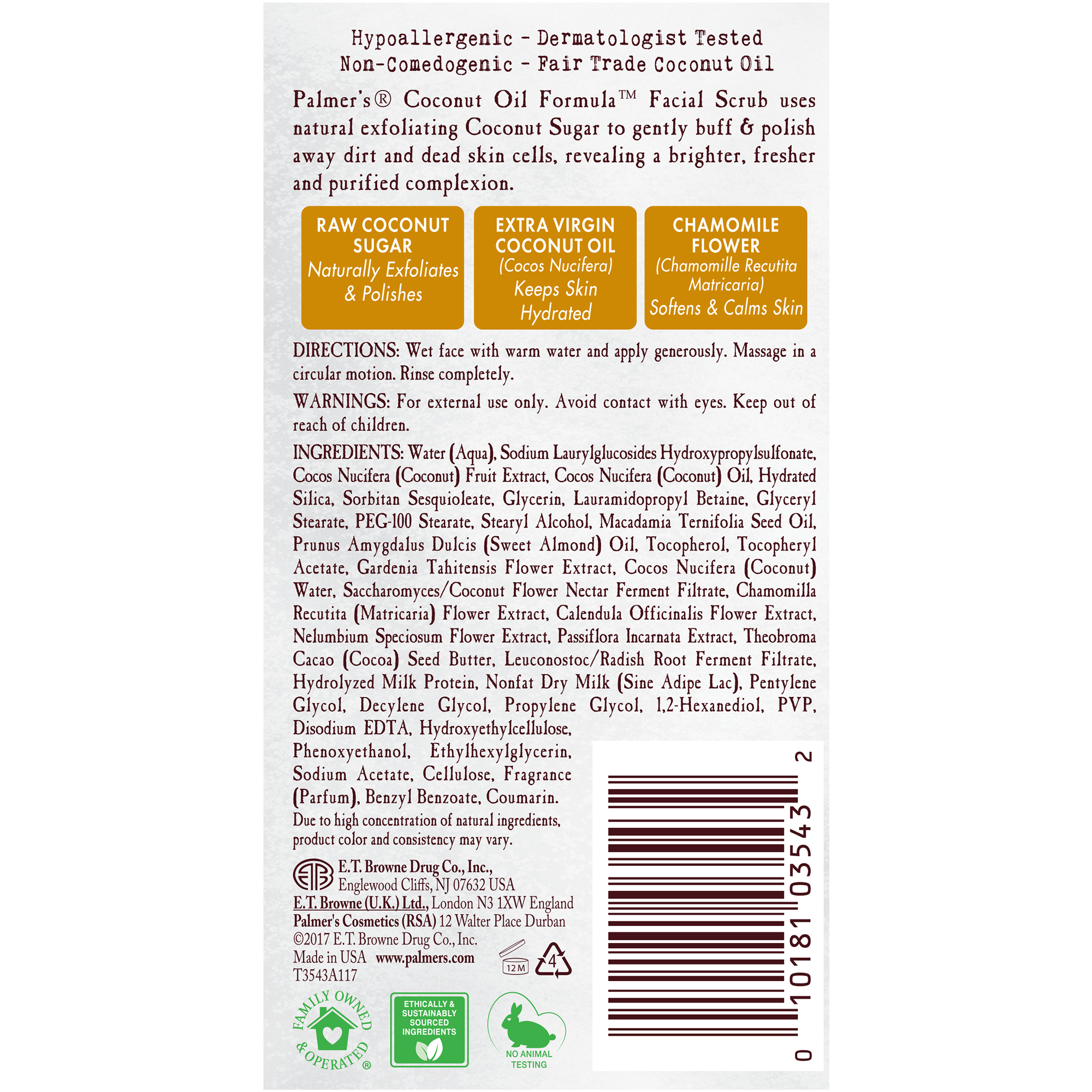 palmer's coconut oil scrub Palmer's Coconut Oil Formula Coconut Sugar Facial Scrub 3.17 oz - Soft