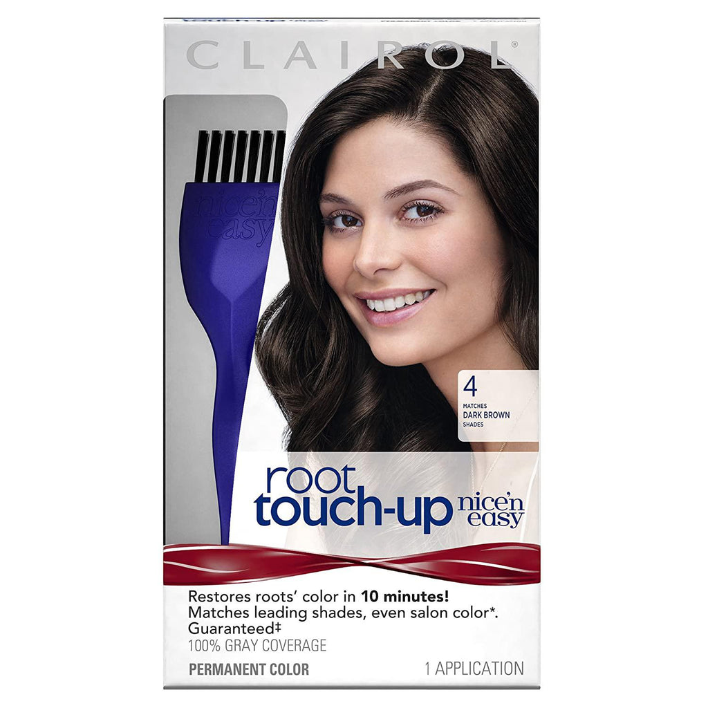 Nice 'n Easy Easy Root Touch-Up, Dark Brown [4], 1 COUNT