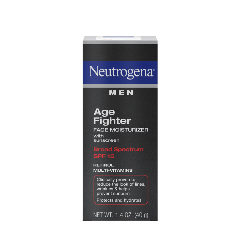 Neutrogena Men Age Fighter Face Moisturizer w SPF 15 Sunscreen, 1.4 oz