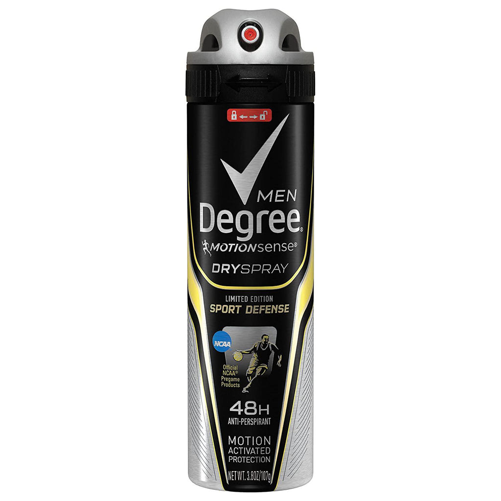 Degree Men MotionSense Antiperspirant Deodorant Dry Spray, Sport Defense - 3.8 Oz