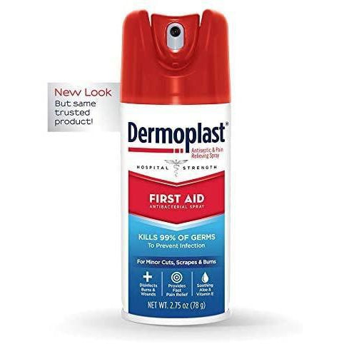 Dermoplast First Aid Spray, Antiseptic & Anesthetic, 2.75 Ounce