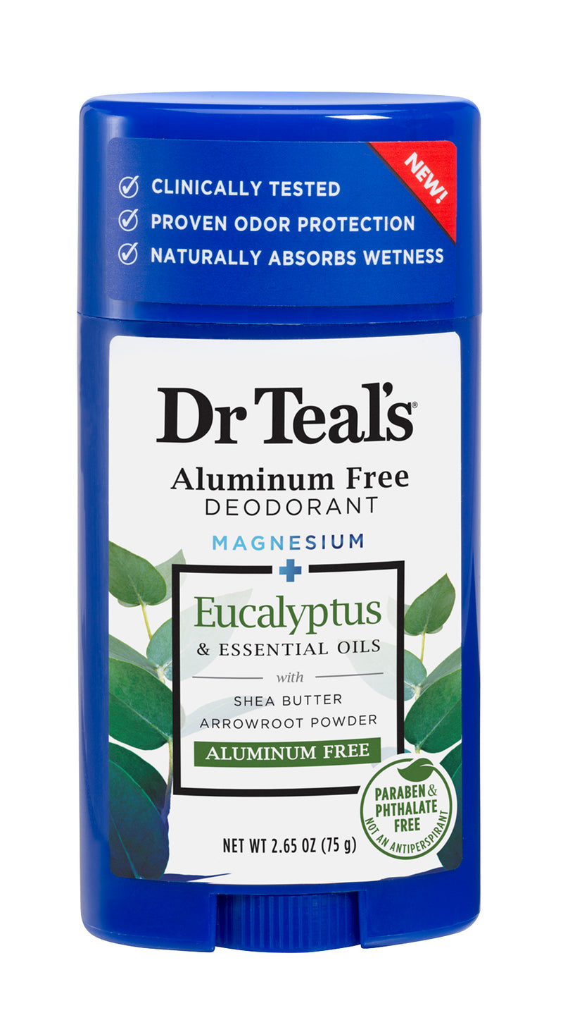 Dr Teal's Aluminum Free Deodorant Eucalyptus 2.65 oz