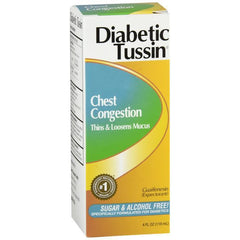 Diabetic Tussin Chest Congestion Expectorant 4 Fl Oz