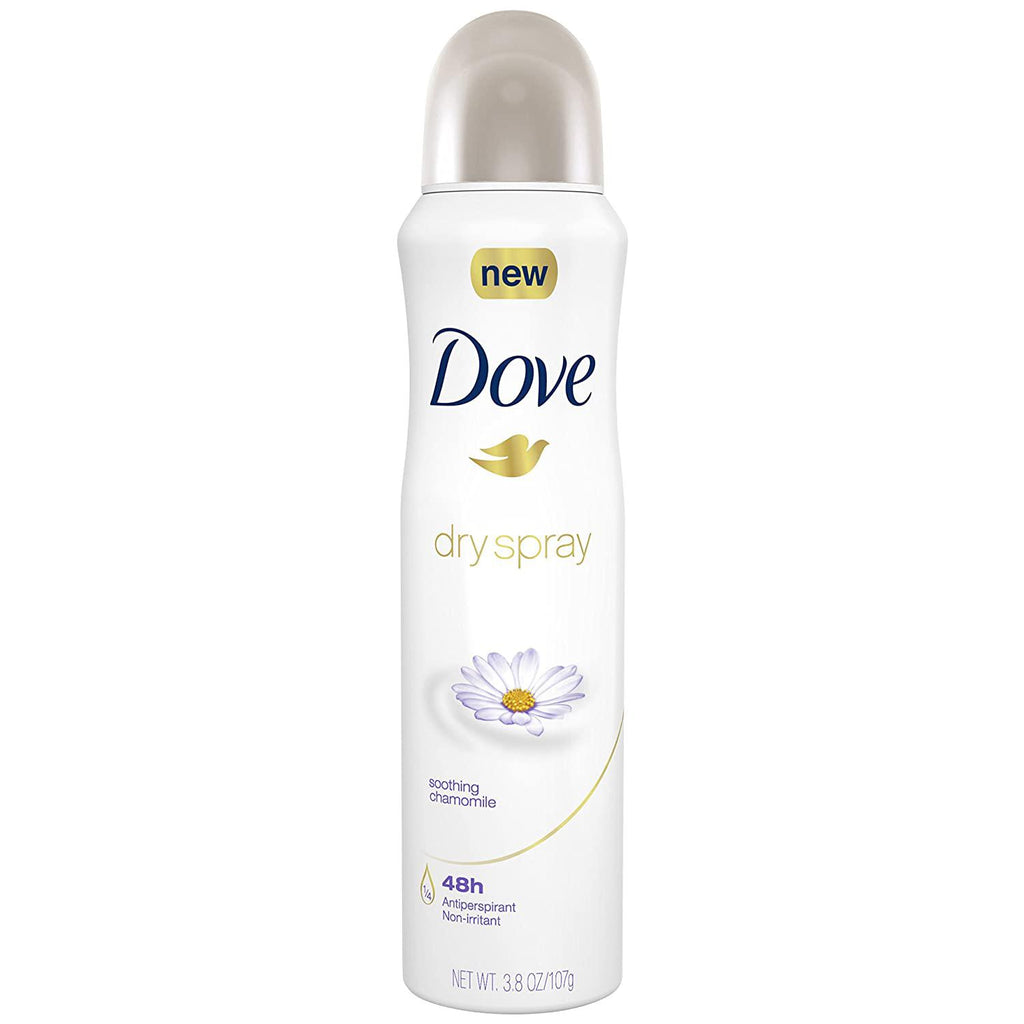 Dove Dry Spray Antiperspirant, Soothing Chamomile - 3.8 oz