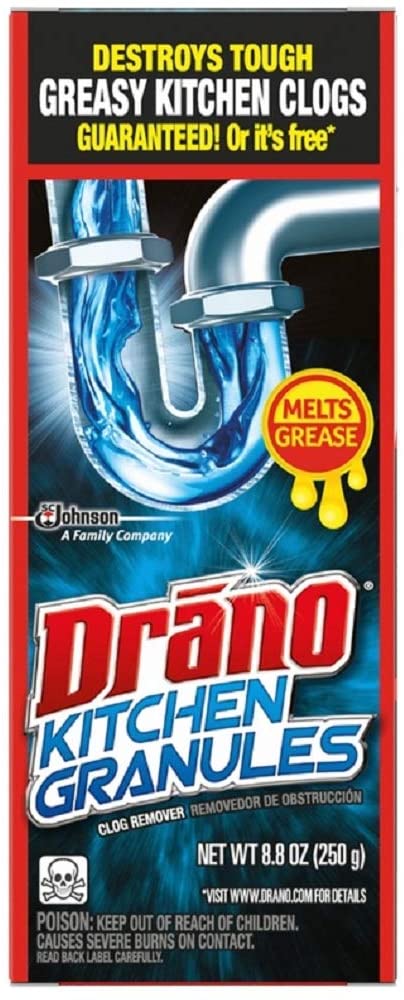 Drano Kitchen Granules - 8.8 Oz