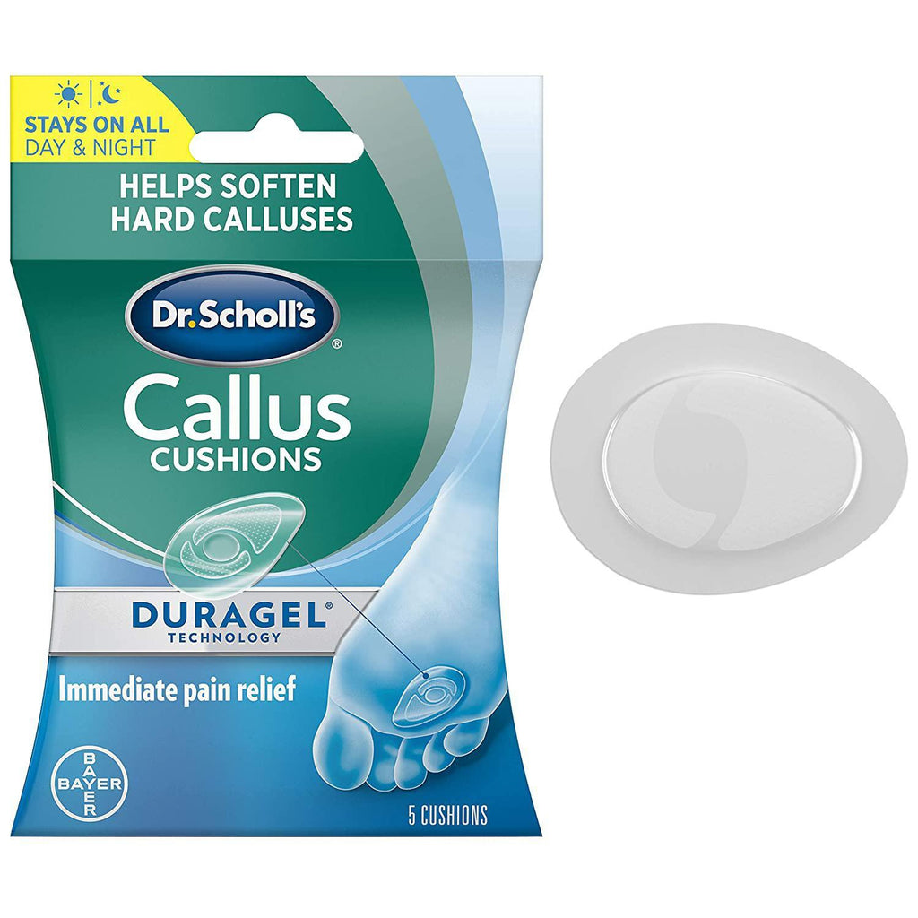 Dr. Scholl's Callus Cushions with Duragel Technology, Relieve Callus Pressure, 5 Count