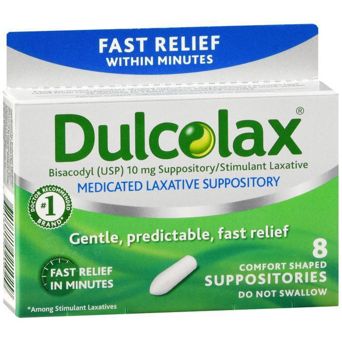 Dulcolax 10mg Suppository - 8 count