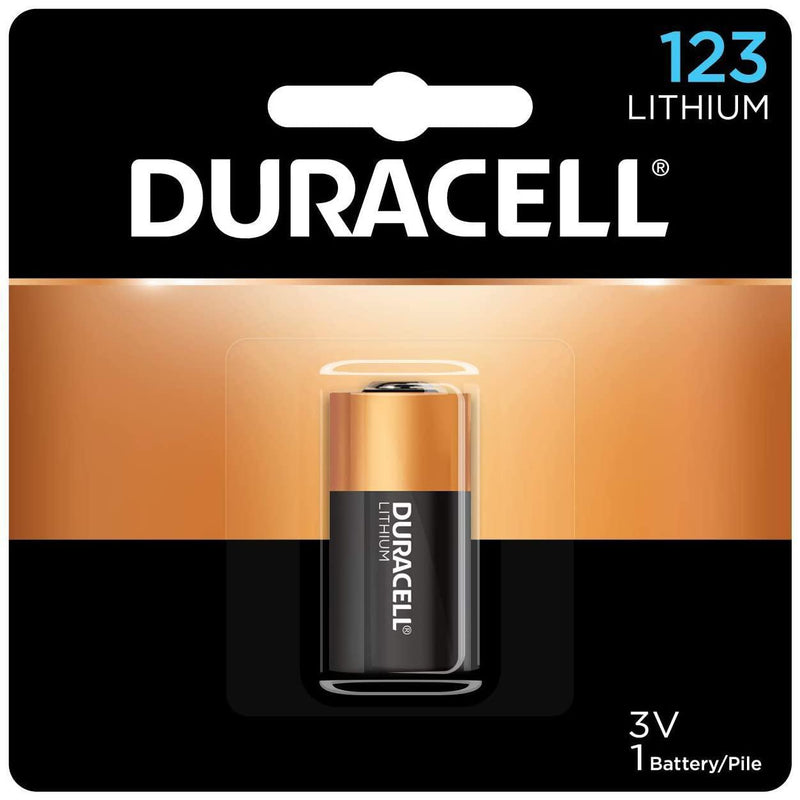 Duracell 123 3V Lithium Photo Battery, 1 Count