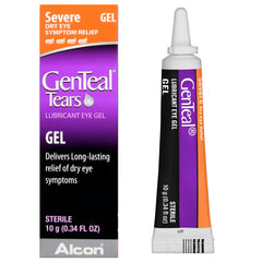 Alcon GenTeal Tears Lubricant Eye Gel for Severe Dry Eye Relief, 10 g, Pack of 3