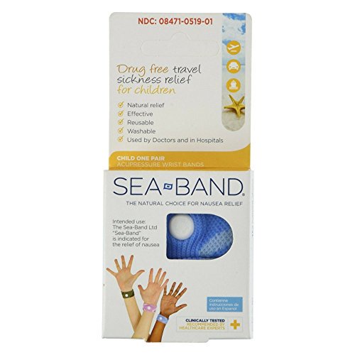 Sea Band Nausea Relief Kids Comforting Accupressure Bands - 1 Set*