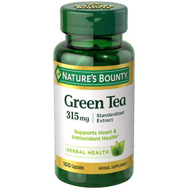 Nature's Bounty Green Tea Extract Capsules - 315mg - 100ct