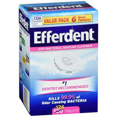 Efferdent Denture Cleanser Tablets, Complete Clean - 126 Tablets