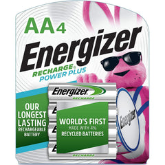 Energizer Rechargeable AA Batteries, NiMH, 2300 mAh, Pre-Charged, 4 Count