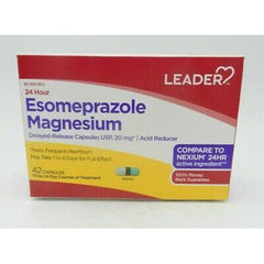 Leader 24HR Esomeprazole Magnesium - 42 count UPC: 096295137989*
