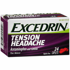 Excedrin Tension Headache Relief Caplets Without Aspirin, 24 Count