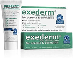 Exederm Ultra Hypoallergenic Eczema Dermatitis Flare Control Cream, NEA Accepted (2 oz)