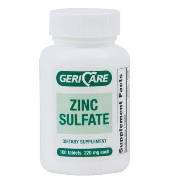 GeriCare Zinc 50 mg Dietary Supplement - 100 tablets