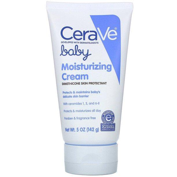 CeraVe Baby Moisturizing Cream - Dimethicone Skin Protectant - 5 oz, Pack of 4