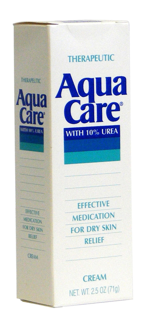 Aqua Care with 10% urea effective mosturizing cream for dry skin relief. 