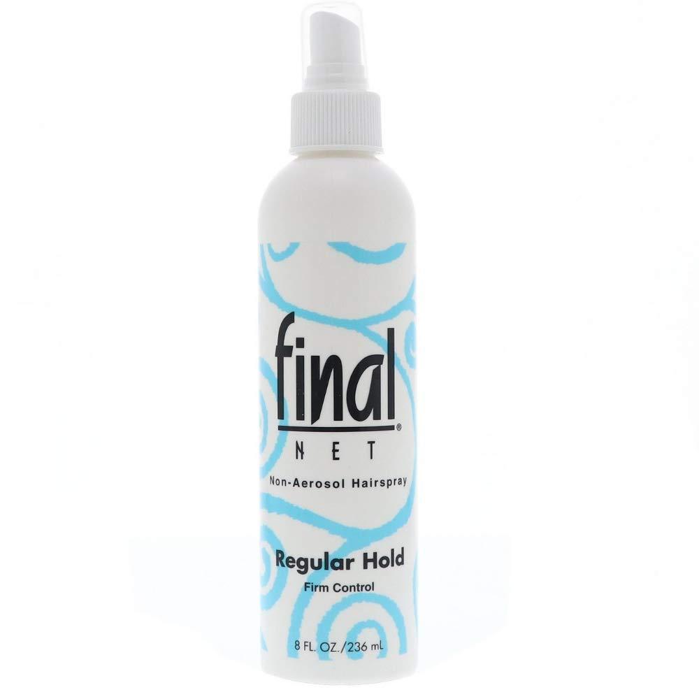 Final Net All Day Hold Hairspray, Regular Hold Unscented, 8 oz.