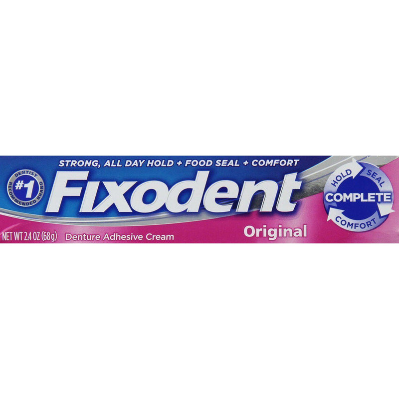 Fixodent Original Denture Adhesive Cream - 2.4 Oz