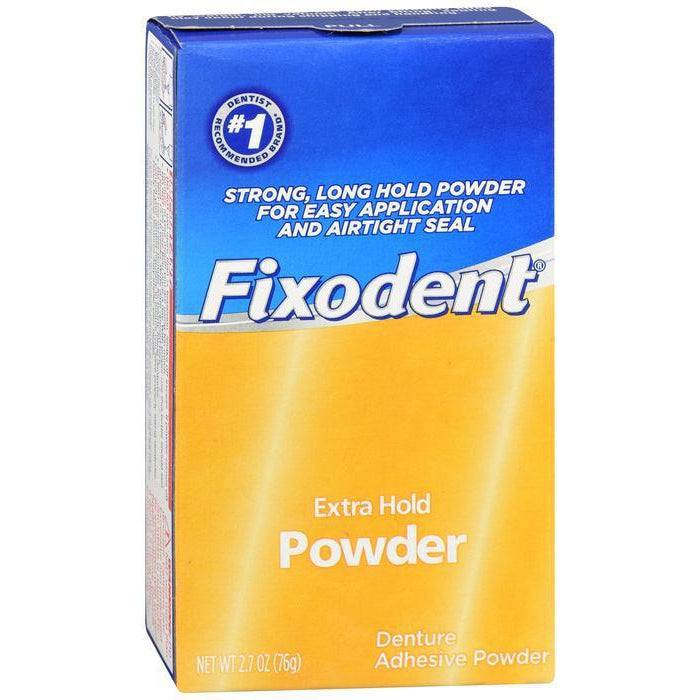 Fixodent Extra Hold Denture Adhesive Powder - 2.7 Oz