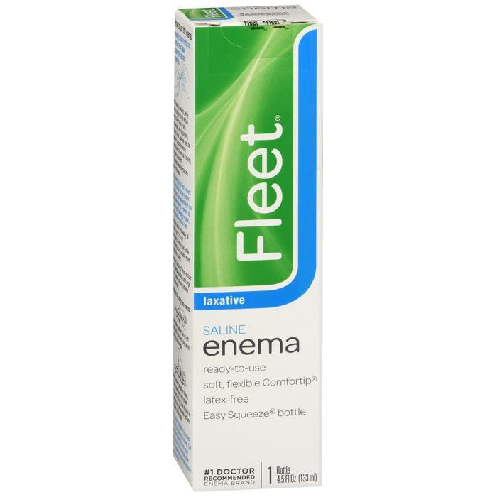 Fleet Enema, Ready-to-Use Saline Laxative - 4.5 oz