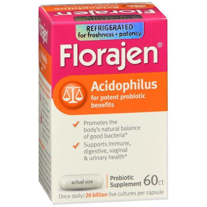 Florajen Acidophilus Capsule 60 Ct