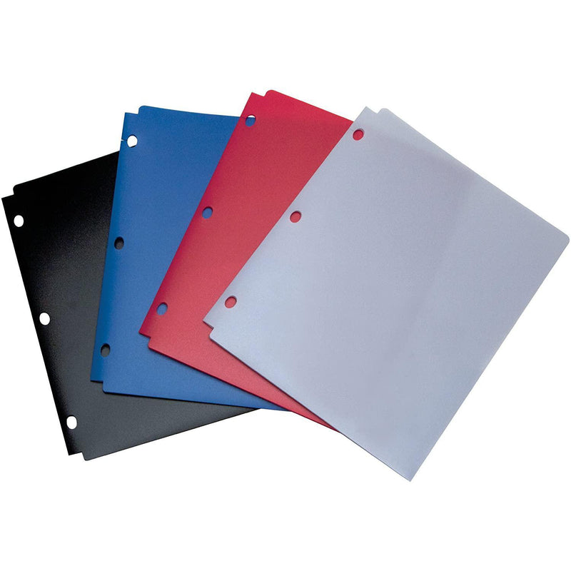 Wilson Jones Snapper Folder, Letter Size, Two Pockets, Assorted Colors, 1 Folder