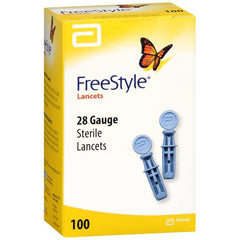 FreeStyle 28 G Sterile Lancets, 100 count