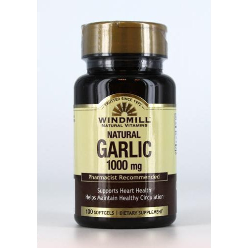 Windmill Natural Garlic 1000 mg - 100 softgels