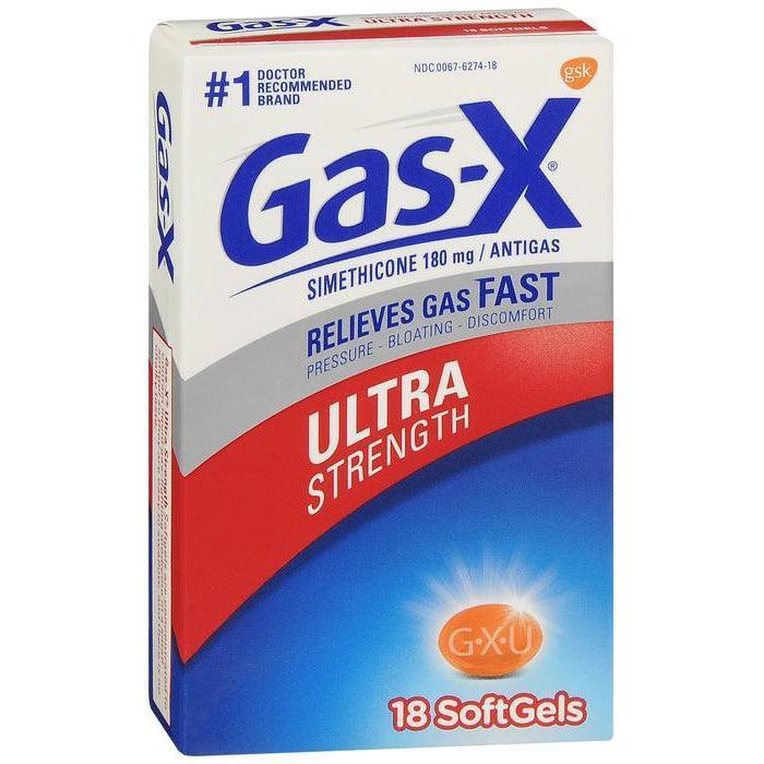Gas X Ultra Strength Softgels - 18 count