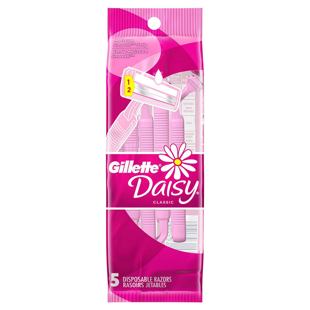 Gillette Daisy Classic Women's Disposable Razor - 5 count