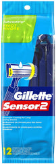 Gillette Sensor 2 Pivot Disposable Razors-12 ct UPC: 047400126220